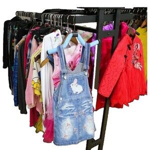 Lot of 50 pcs Mix Kids Clothes Boys  Girls Bulk Wholesale Consignment 0-18 Year‎